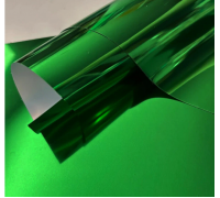 Термотрансферная плёнка, зеркальный зелёный, 25х30 см,